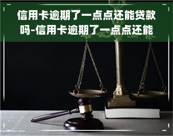 信用卡逾期了一点点还能贷款吗-信用卡逾期了一点点还能贷款吗怎么办