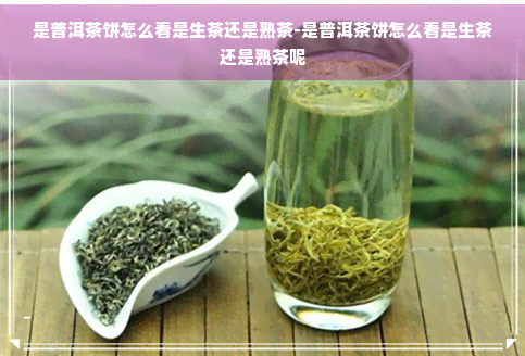 是普洱茶饼怎么看是生茶还是熟茶-是普洱茶饼怎么看是生茶还是熟茶呢