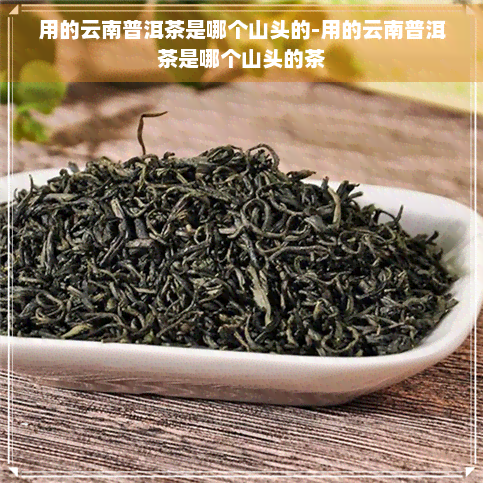 用的云南普洱茶是哪个山头的-用的云南普洱茶是哪个山头的茶