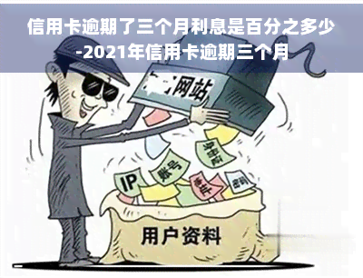 信用卡逾期了三个月利息是百分之多少-2021年信用卡逾期三个月