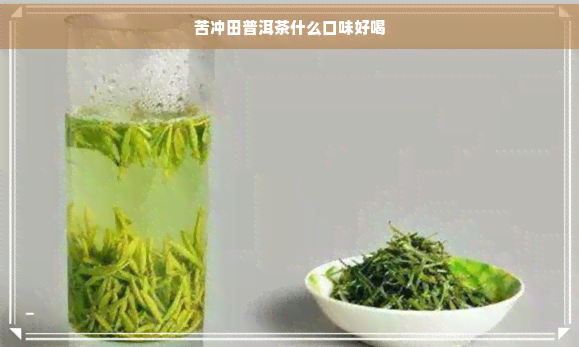 苦冲田普洱茶什么口味好喝