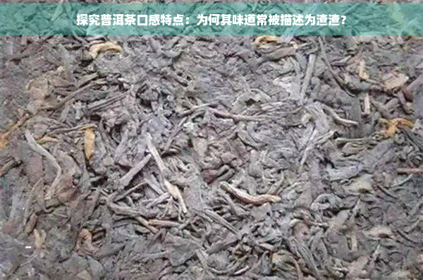 探究普洱茶口感特点：为何其味道常被描述为渣渣？