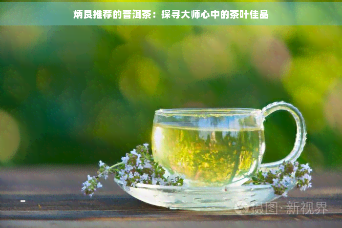 炳良推荐的普洱茶：探寻大师心中的茶叶佳品