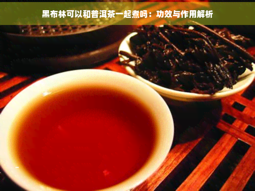 黑布林可以和普洱茶一起煮吗：功效与作用解析