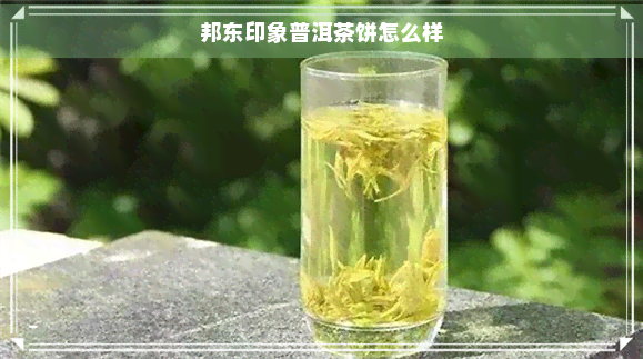 邦东印象普洱茶饼怎么样