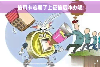 信用卡逾期了上后咋办呢