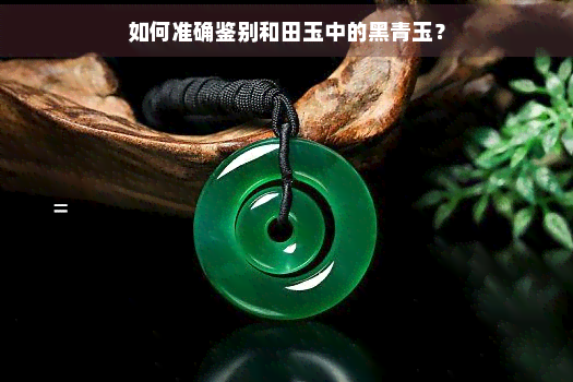 如何准确鉴别和田玉中的黑青玉？